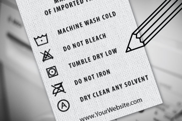 38 Best T Shirt Tag Templates Using a Clothing Label Maker