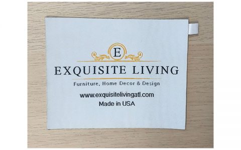 Furniture Woven Labels - Adhesive Furniture Labels