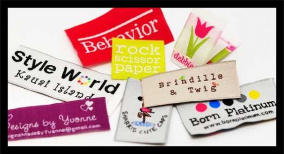 Self Adhesive Fabric Labels - Peel and Stick on Clothing Labels